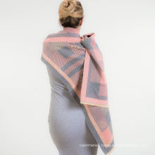 2017 China wholesale fancy check women shawl pashmina lady viscose scarf